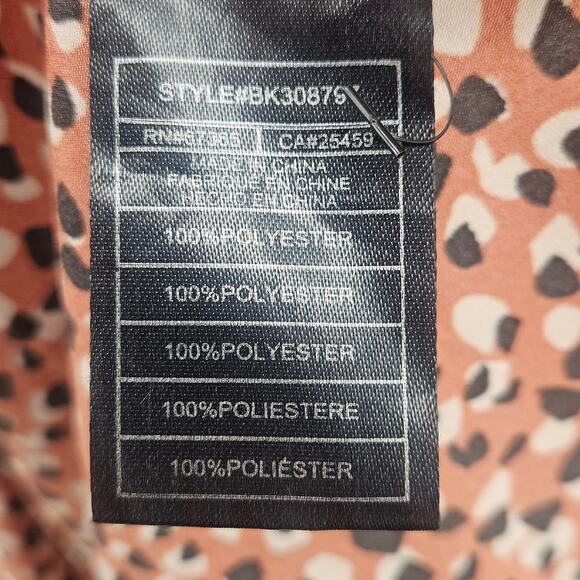 BB‎ Dakota Wild in Style Dress Size XS Midi Long Sleeve Rust Tone - Picture 10 of 12